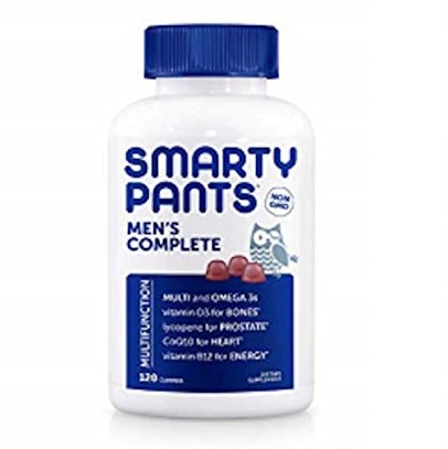 SmartyPants Men's Complete Daily Gummy Vitamins, 120Count, Only $9.50