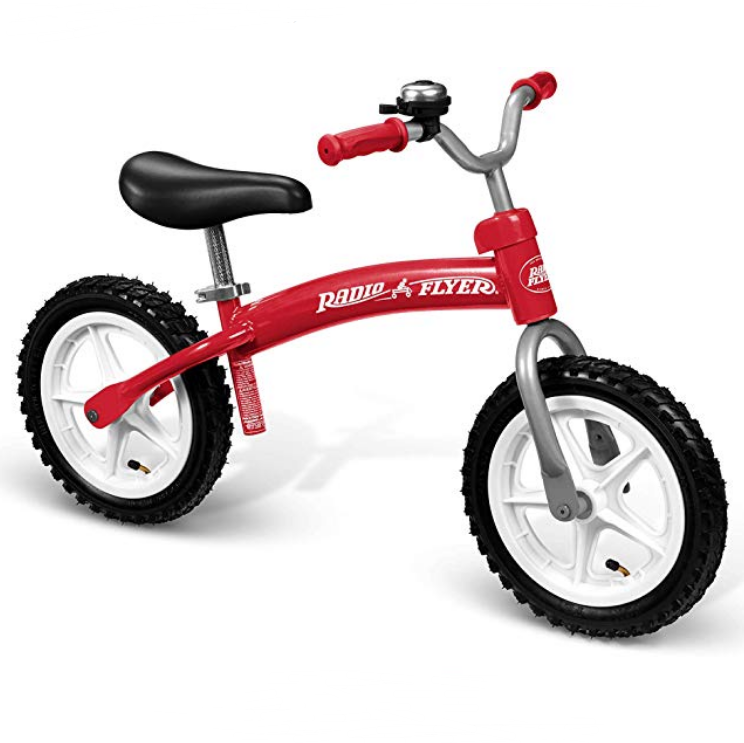 史低价！Radio Flyer Glide N Go 儿童平衡自行车 红色，原价$69.99，现仅售$31.50，免运费