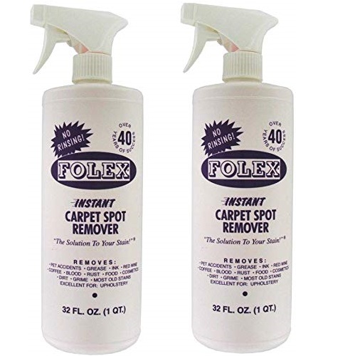 Folex Instant Carpet Spot Remover (32oz, Pack of 2), Only $10.63