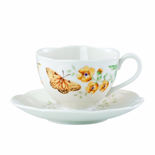 Lenox Butterfly Meadow Fritillary Cup and Saucer Set - 812463, Only $18.99