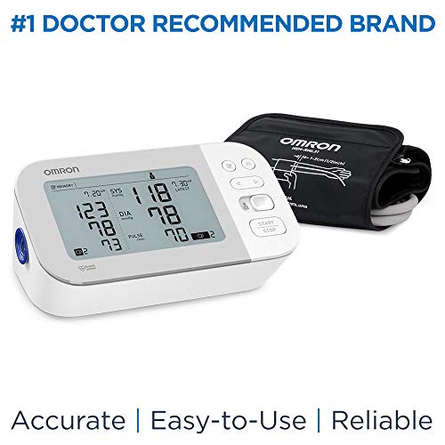 OMRON Gold Blood Pressure Monitor, Premium Upper Arm Cuff, Digital Bluetooth Blood Pressure Machine, Storesup to 120 Readings for Two Users (60 Readings Each), Only $50.47