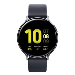 Samsung Galaxy Watch Active2 W/ Enhanced Sleep Tracking Analysis, Auto Workout Tracking, and Pace Coaching (40mm), Aqua Black $179.99