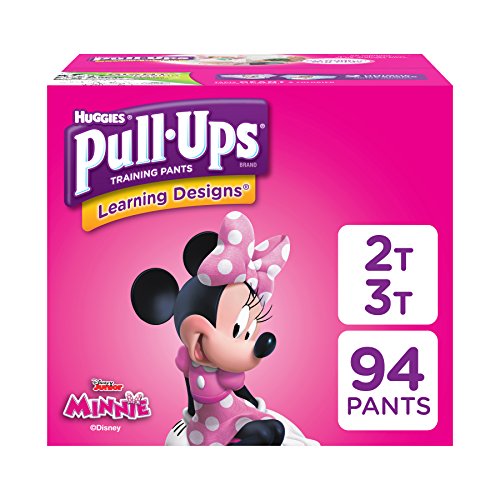 Pull-Ups Learning Designs for Girls Potty Training Pants, 2T-3T  (18-34 Pound), 94 Count (Packaging May Vary), Only $23.82