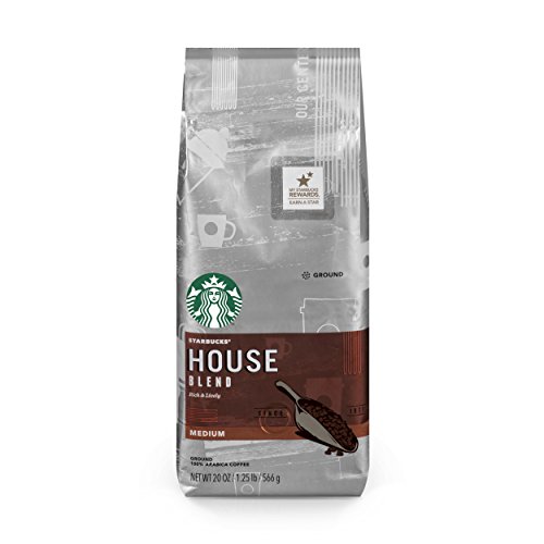 Starbucks House Blend Medium Roast Ground Coffee, 20 Ounce (Pack of 1) Bag for $6.64