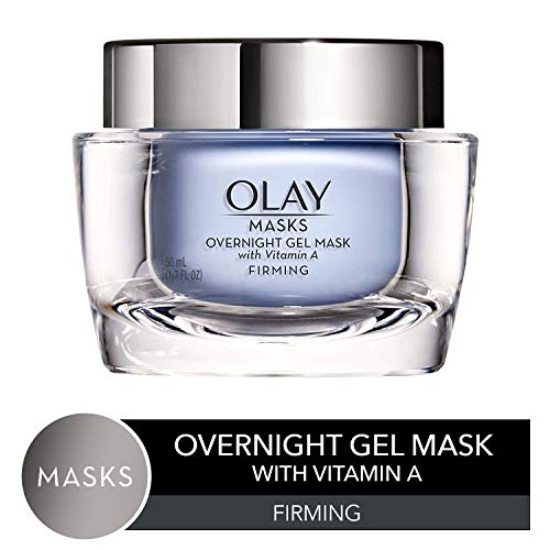 Face Mask Gel by Olay Masks, Overnight Facial Moisturizer with Vitamin A and Hyaluronic Acid for Firming Skin, 1.7 Fl Ounce, Only $18.02