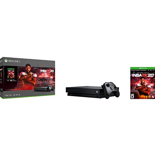 大降！史低价！ Xbox One X 1TB 游戏主机 + NBA 2K20或Gears 5或Star Wars Jedi: Fallen Order 套装，原价$499.99，现仅售$299.00，免运费！