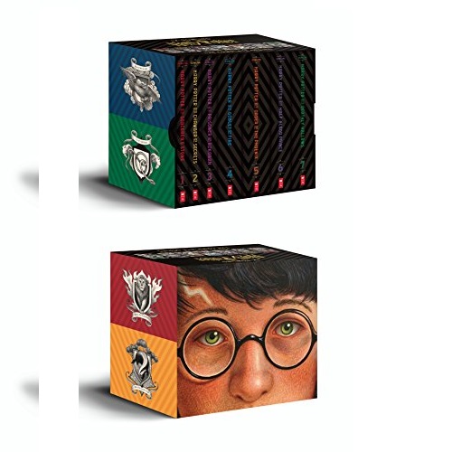 经典读物 《Harry Potter  哈利波特》小说套装1-7册，特别版，原价$100.00，现点击coupon后仅售$45.89，免运费！