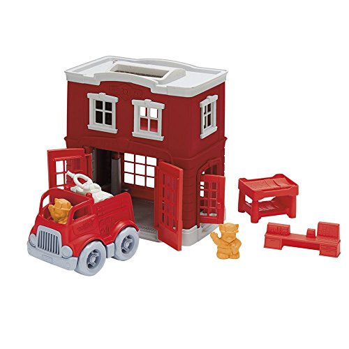 史低价！Green Toys 消防站玩具，原价$49.99，现仅售$19.99