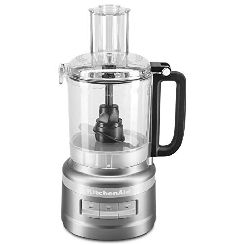 KitchenAid KFP0918CU Easy Store Food Processor, 9 Cup, Contour Silver, Only $74.99