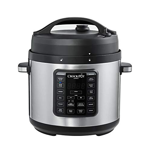 Crock-Pot 2100467 Express Easy Release | 6 Quart Slow, Pressure, Multi Cooker, 6QT, Stainless Steel, Only $49.99