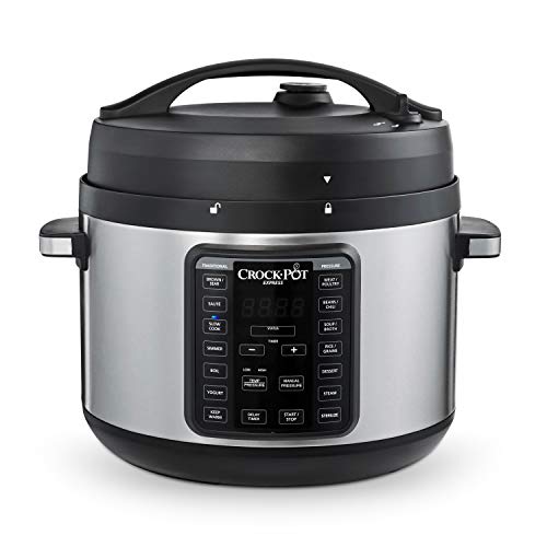 Crock-Pot 2097588 10-Qt. Express Crock Multi-Cooker with Easy Release Steam Dial, 10QT, Stainless Steel, Only $64.99