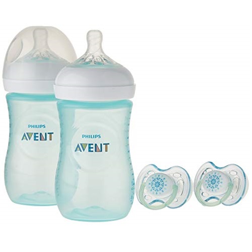 Philips Avent Natural Baby Bottle Teal Gift Set, SCD113/24, Only $12.50