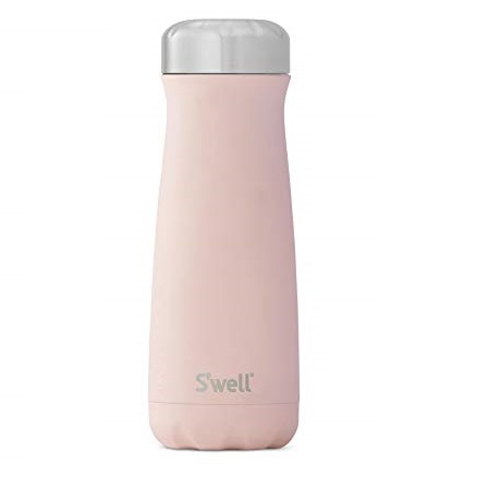 S'well 10320-B18-14065 Stainless Steel Travel Mug, 20oz, Pink Topaz, Only $20.57, You Save $19.43(49%)