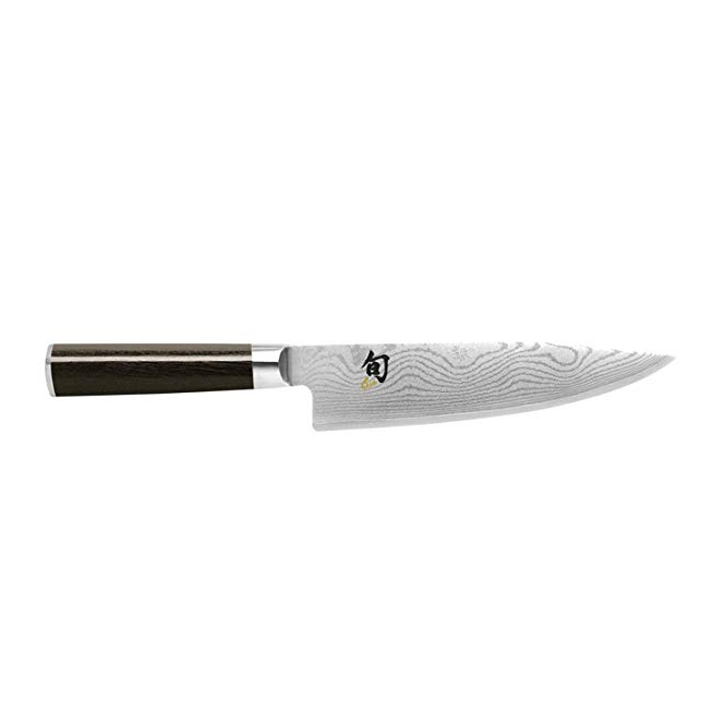 Shun Classic 8” Chef’s Knife with VG-MAX Cutting Core and Ebony PakkaWood Handle; All-Purpose Blade for a Full Range of Cutting Tasks with Curved Blade for Easy Cuts $108.99，free shipping