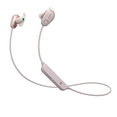 Sony SP600N Wireless Noise Canceling Sports In-Ear Headphones, Pink (WI-SP600N/P), Only $48.00