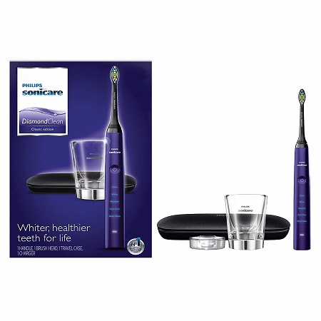 Philips Sonicare DiamondClean Classic Rechargeable Electric Toothbrush, Amethyst HX9371/71, Only $99.99, You Save $100.00(50%)