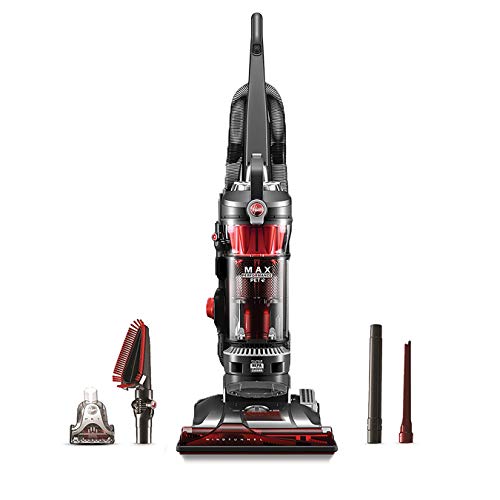 Hoover WindTunnel 3 Max Performance Upright Vacuum Cleaner, HEPA Media Filtration and Powerful Suction for Pet Hair, UH72625, Red, Only $118.00, You Save $71.00(38%)