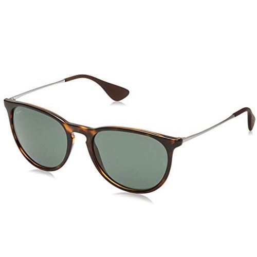 Ray-Ban RB4171 Erika Round Sunglasses, Light Havana/Dark Green, 54 mm, Only $89.60