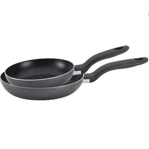 T-fal Initiatives Nonstick Fry Pan Cookware Set, 8 & 10.5 inch, Black, List Price is $34.99, Now Only $19.99, You Save $15.00 (43%)