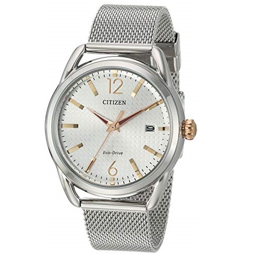 Citizen Women's Drive Japanese-Quartz Watch with Stainless-Steel Strap, Silver, 16.5 (Model: FE6081-51A), Only $83.99, You Save $141.01(63%)