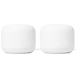 Google Nest WiFi Router 2 Pack – 4x4 AC2200 Mesh Wi-Fi Routers with 4400 sq ft Coverage $219.00