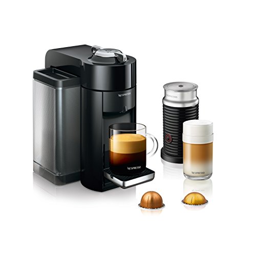 Nespresso by De'Longhi ENV135BAE Coffee and Espresso Machine Bundle with Aeroccino Milk Frother by De'Longhi, Black, Only $188.30