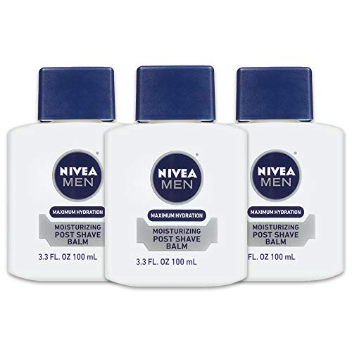 NIVEA Men Maximum Hydration Moisturizing Post Shave Balm - No Greasy Feel - 3.3 fl. oz Bottle (Pack of 3), Only $10.18, free shipping after using SS