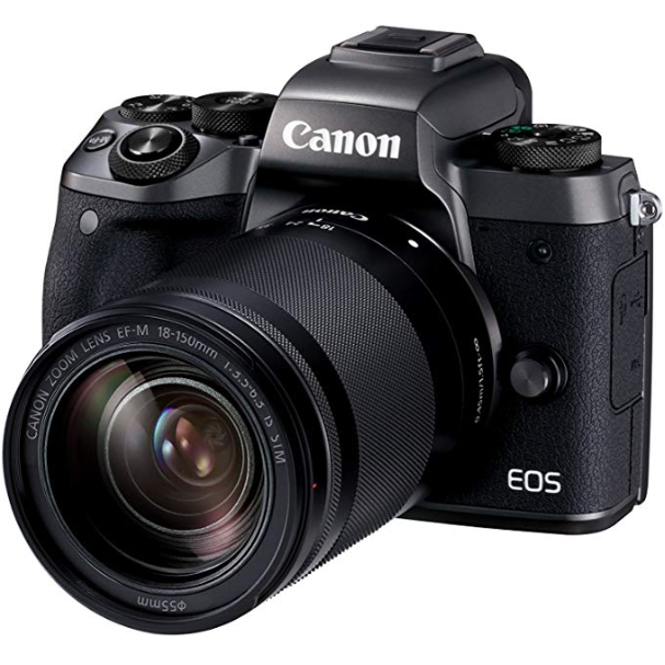 Canon EOS M5 Mirrorless Camera Kit EF-M 18-150mm f/3.5-6.3 IS STM Lens Kit - Wi-Fi Enabled & Bluetooth $569.00