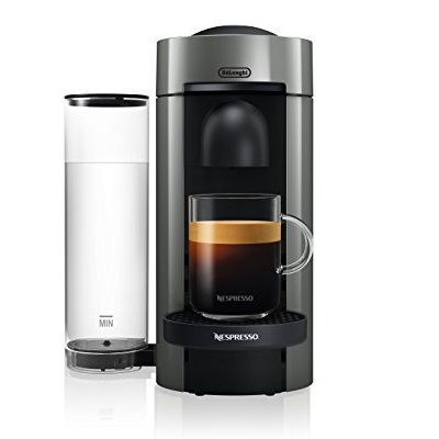 Nespresso by De'Longhi ENV150GY VertuoPlus Coffee and Espresso Machine by De'Longhi, 5.6 x 16.2 x 12.8 inches, Graphite Metal, Only $73.49, You Save $105.51(59%)
