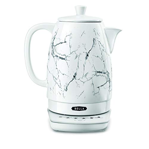 BELLA 14762 Electric Tea Kettle, 1.8 LITER, White Marble, Only $46.70