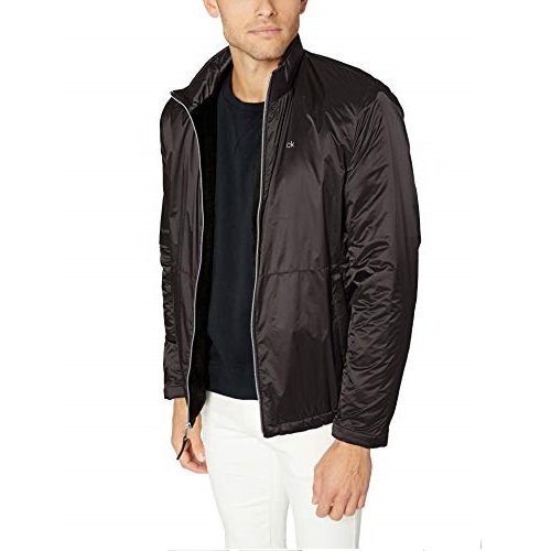 Calvin Klein 卡爾文克萊因 CK 仿羊羔絨內里 男式夾克，原價$195.00，現僅售$44.97，免運費！