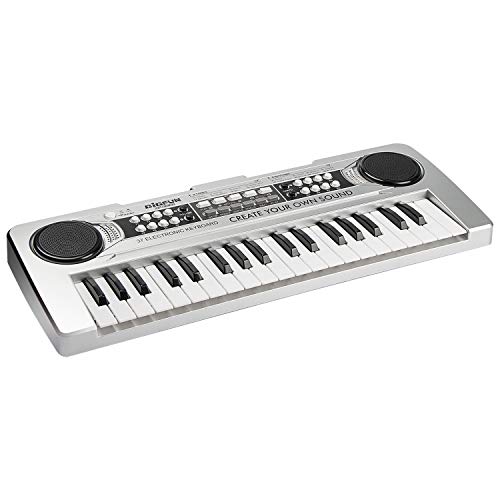 幼兒音樂啟蒙玩具！aPerfectLife攜帶型多功能小小電子琴（37鍵），使用折扣碼后僅售$14.39
