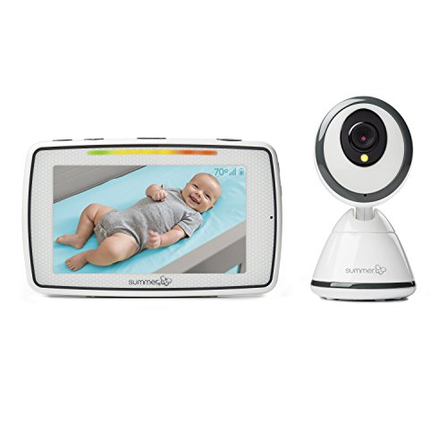 Summer Baby Pixel Video Baby Monitor with 5-inch Touchscreen and Remote Steering Camera - Baby Video Monitor with Clearer Nighttime Views and SleepZone Boundary Alerts, Only $100.01