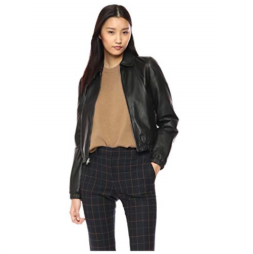 Theory Women's Collared Staple Bomber, Only $198.43
