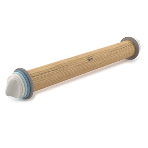 Joseph Joseph 20036 Adjustable Rolling Pin with Removable Rings, 16.5