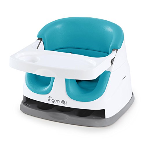 Ingenuity Baby Base 2-in-1 Seat - Peacock Blue - Booster Feeding Seat, Only $27.99, You Save $12.00(30%)