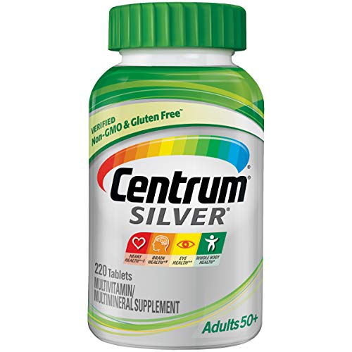 Centrum Silver Adult 220 Count (Pack of 1) Multivitamin / Multimineral Supplement Tablet, Vitamin D3, Age 50+ , only$13.08, free shipping after using SS