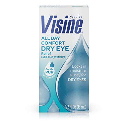 Visine All Day Comfort Dry Eye Relief Eye Drops for Up to 10 Hrs of Comfort, 0.5 fl. oz, Only $3.71