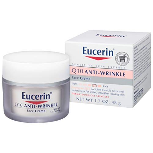 Eucerin Q10 Anti-Wrinkle Face Cream - Fragrance Free, Moisturizes for Softer Smoother Skin - 1.7 oz. Jar, Only $6.78