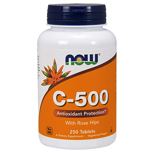 史低价！Now Supplements 维生素C-500，250片 $2.82