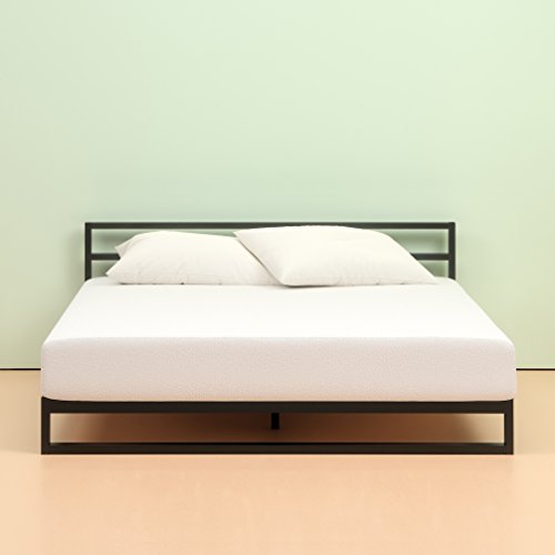 史低价！Zinus 6吋舒适绿茶记忆海绵床垫，King size，现仅售$135.98，免运费