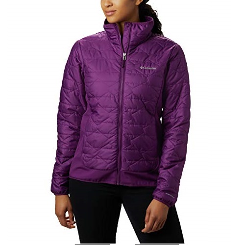 Columbia Women’s Seneca Basin Hybrid Winter Jacket, Water repellent, Only $33.71