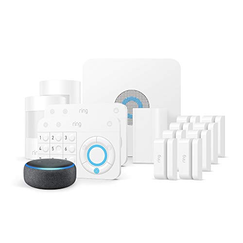 Ring 家庭安保系统14件套+ 免费 Echo Dot，支持Alexa，原价$378.99，现仅售$245.00，免运费