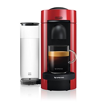 Nespresso by De'Longhi ENV150R VertuoPlus Coffee and Espresso Machine by De'Longhi, Red, Only $104.30