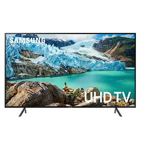 Samsung UN50RU7100FXZA Flat 50-Inch 4K UHD 7 Series Ultra HD Smart TV with HDR and Alexa Compatibility (2019 Model), Only $347.99, You Save $152.00(30%)