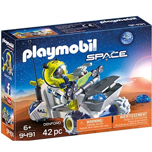史低价！ PLAYMOBIL 火星探测车 拼装玩具，原价$9.99，现仅售$5.90
