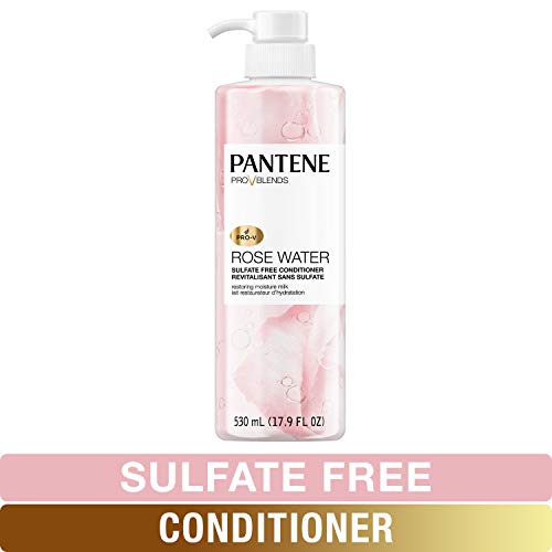 Pantene Sulfate Free Conditioner, Paraben and Dye Free, Pro-V Blends Soothing Rose Water, 17.9 fl oz, Only $6.64