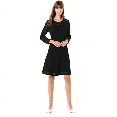 Calvin Klein Women's Sweater Dress with Illusion Hem, Only $35.42, You Save $83.58(70%)