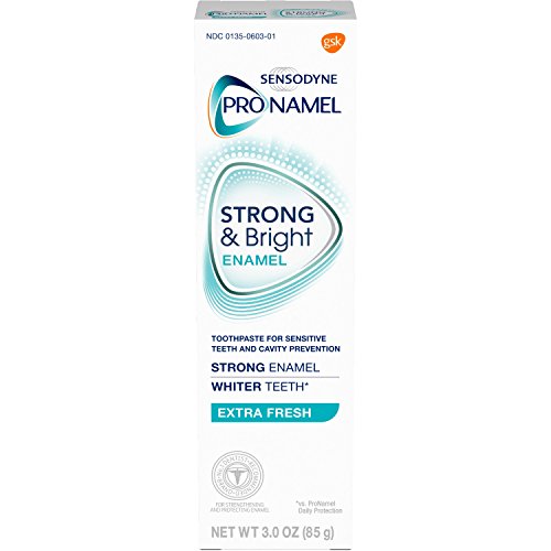 SENSODYNE PRONAMEL Strong & Bright, Whitening Enamel Toothpaste,  Extra Fresh, 3 ounce, Only $2.85