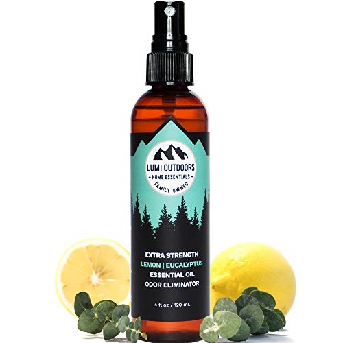 Natural Shoe Deodorizer Spray, Foot Odor Eliminator and Air Freshener - Organic Lemongrass, Mint, Tea Tree Essential Oils, Only $12.95, You Save $7.00(35%)